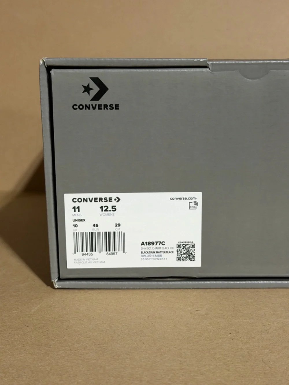 Converse SHAI 001 Charm Black A18977C Size 11 DS SGA Sneakers - Picture 10 of 10